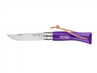 Kapesní zavírací nůž OPINEL TREKKING VRI N°07, 8 cm fialová