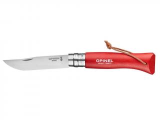 Kapesní zavírací nůž OPINEL TREKKING VRI N°08, 8,5 cm červená