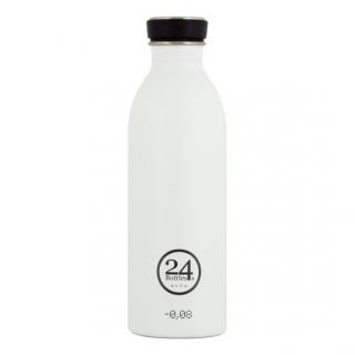 Láhev na pití 24Bottles BASIC 500 ml - ICE WHITE Ice White