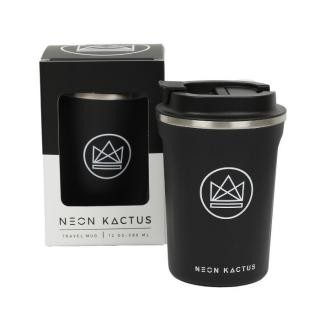 Termohrnek / Travel Mug NEON KACTUS 380 ml Rock Star (Black)