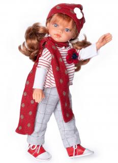 Antonio Juan panenka Emily Modern (5ti kloubová panenka, 33 cm vysoká, rezavé vlasy, modré oči)