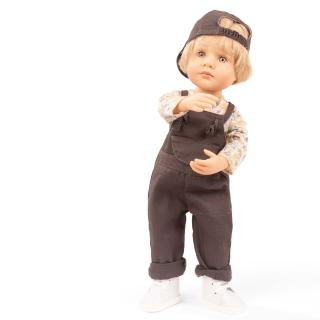 Götz panenka chlapeček Max (9-kloubová stojící panenka, 36 cm vysoká, blond vlasy, oříškové oči, z kolekce Little Kidz 2024)