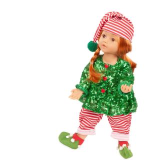 Götz panenka Elea malá Elfka - limitovaná edice (9-kloubová stojící panenka, 36 cm vysoká, zrzavé vlasy, hnědé oči, z kolekce Little Kidz Signature Edition 2024)