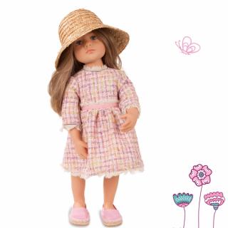Götz panenka Ella (9-kloubová stojící panenka, 50 cm vysoká, světle hnědé vlasy, oříškové oči, z kolekce HAPPY KIDZ 2022)