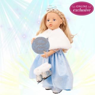 Götz panenka Sophia na ledě  (9-kloubová stojící panenka, 50 cm vysoká, blond vlasy a modré oči, limitovaná edice 2022)