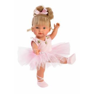 Llorens panenka baletka (5-kloubová panenka 28 cm vysoká, blond vlasy, modré oči)