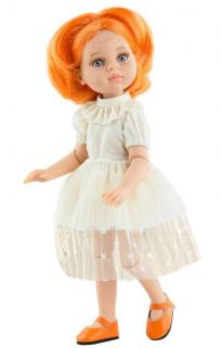 Paola Reina panenka Anita  (více kloubová) (9-kloubová panenka, 32 cm vysoká, oranžové vlasy, modré oči, nemrkací)