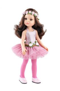 Paola Reina panenka Carol květinová víla (5-kloubová panenka, 32 cm vysoká, hnědé vlasy, hnědé oči, nemrkací)