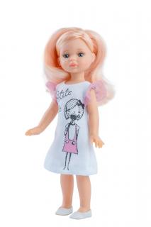 Paola Reina panenka Elena (5-kloubová panenka, 21 cm vysoká, blond do růžova vlasy, modré oči, nemrkací)