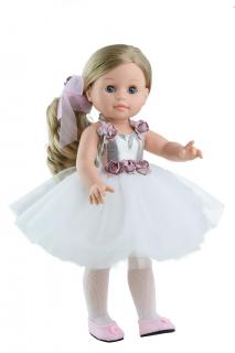 Paola Reina panenka Emma baletka  (5-kloubová panenka, 42 cm vysoká, blond vlasy, modré oči, mrkací)