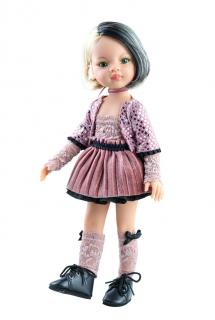 Paola Reina panenka Liu 2020 (5-kloubová panenka, 32 cm vysoká, dvobarevné vlasy, zelené oči, nemrkací)