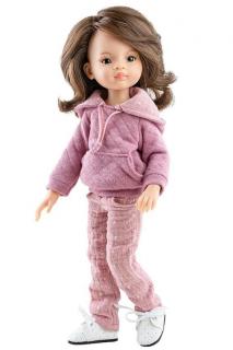 Paola Reina panenka Liu (více kloubová)  (9-kloubová panenka, 32 cm vysoká, hnědé vlasy, černé oči, nemrkací)