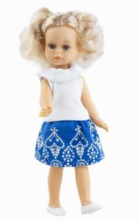 Paola Reina panenka Loli (5-kloubová panenka, 21 cm vysoká, blond vlasy, modré oči, nemrkací)