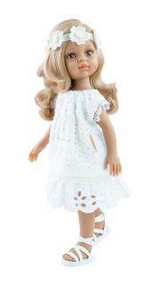 Paola Reina panenka Luciana (5-kloubová panenka, 32 cm vysoká, blond vlasy, hnědé oči, nemrkací)