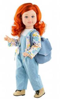 Paola Reina panenka Maru (9-kloubová panenka, 60 cm vysoká, rezavé vlasy, modré oči, nemrkací)