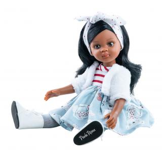 Paola Reina panenka Michele (5-kloubová panenka, 32 cm vysoká, černé vlasy, hnědé oči, nemrkací)