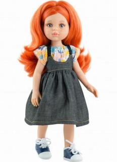 Paola Reina panenka Mirabel (5-kloubová panenka, 32 cm vysoká, oranžové vlasy, modré oči, nemrkací)