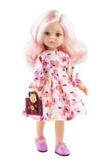 Paola Reina panenka Rosa (5-kloubová panenka, 32 cm vysoká, bílé do růžova vlasy, zelené oči, nemrkací)