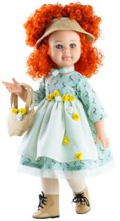 Paola Reina panenka Sandra  (9-kloubová panenka, 60 cm vysoká, rezavé vlasy, modré oči, nemrkací)