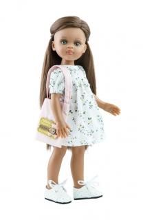Paola Reina panenka Simona (5-kloubová panenka, 32 cm vysoká, hnědé vlasy, zelené oči, nemrkací)