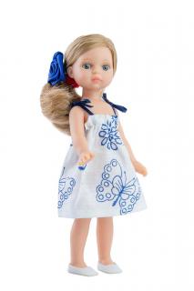 Paola Reina panenka Valeria (5-kloubová panenka, 21 cm vysoká, blond vlasy, modré oči, nemrkací)