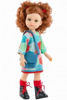 Paola Reina panenka Virgi (5-kloubová panenka, 32 cm vysoká, rezavé vlasy, zelené oči, nemrkací)