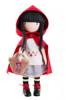 Santoro London Gorjuss od Paola Reina - panenka Little Red Riding Hood (5-kloubová panenka, 32 cm vysoká, černé vlasy, černé oči, nemrkací)