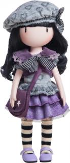 Santoro London Gorjuss od Paola Reina - panenka Little Violet (5-kloubová panenka, 32 cm vysoká, černé vlasy, černé oči, nemrkací)
