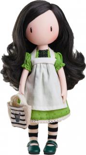 Santoro London Gorjuss od Paola Reina - panenka On Top Of The World (5-kloubová panenka, 32 cm vysoká, černé vlasy, černé oči, nemrkací)
