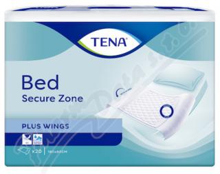 Inkontinenční ochranné podložky, TENA Bed Plus Wings, 180 x 80 cm, 20 ks