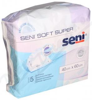 Inkontinenční podložky, Seni Soft, 60 x 40 cm, 5 ks