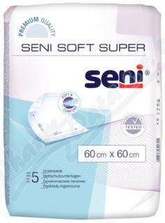 Inkontinenční podložky, Seni Soft , 60 x 60 cm, 5 ks