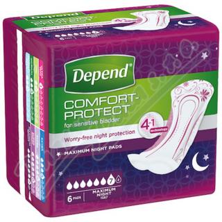 Inkontinenční vložky - Depend Maximum, 6 ks