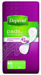 Inkontinenční vložky - Depend Mini, 14 ks