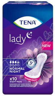Inkontinenční vložky, TENA Lady Normal Night, 10 ks