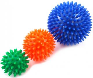 Masážní míček pro podporu smyslového vnímání  ježek , různé velikosti Průměr: 10 cm