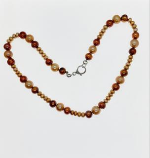 Dámský modelový perlový náhrdelník Ag 925/000  Zuna
