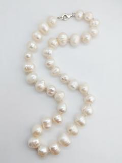 Dámský perlový náhrdelník Ag 925/000