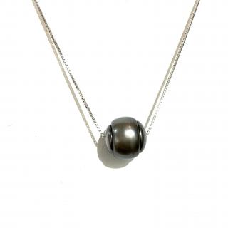 Modelový dámský náhrdelník Au s raritní perlou