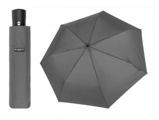 Bugatti Buddy Duo Gray pánský skládací plně automatický deštník  + zdarma pláštěnka při nákupu nad 1 000 Kč Barva: Šedá