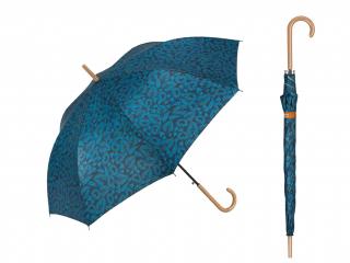 Cachemir Elegance dámský holový vystřelovací deštník  + zdarma pláštěnka při nákupu nad 1 000 Kč Barva: Modrá