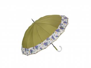 Cachemir Floral dámský holový deštník  + zdarma pláštěnka při nákupu nad 1 000 Kč Barva: Olivová