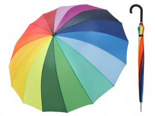 Derby Golf Rainbow velký golfový deštník duha  + zdarma pláštěnka při nákupu nad 1 000 Kč Barva: Vícebarevná