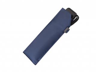 Doppler Carbonsteel SLIM UNI modrý odlehčený skládací plochý deštník  + zdarma pláštěnka při nákupu nad 1 000 Kč Barva: Modrá