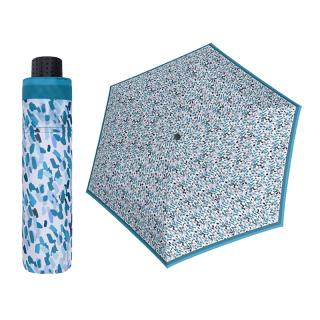 Doppler Havanna Sprinkle modrý ultralehký skládací deštník s UV ochranou  + zdarma pláštěnka při nákupu nad 1 000 Kč Barva: Modrá