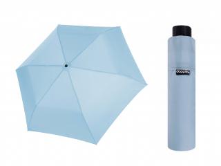 Doppler Havanna Uni Ice Blue odlehčený skládací deštník  + zdarma pláštěnka při nákupu nad 1 000 Kč Barva: Modrá