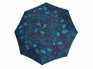 Doppler Luxusní plně automatický deštník se saténovým leskem Barva: Modrá