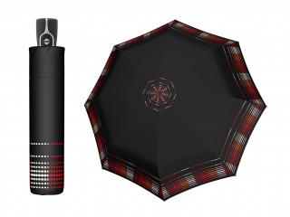 Doppler Magic Fiber Afterglow dámský plně automatický deštník  + zdarma pláštěnka při nákupu nad 1 000 Kč Barva: Černá