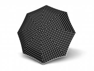 Doppler Magic Fiber Black & White dámský plně automatický deštník  + zdarma pláštěnka při nákupu nad 1 000 Kč Vzor: 1