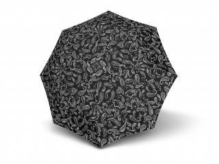 Doppler Magic Fiber Black & White dámský plně automatický deštník  + zdarma pláštěnka při nákupu nad 1 000 Kč Vzor: 2